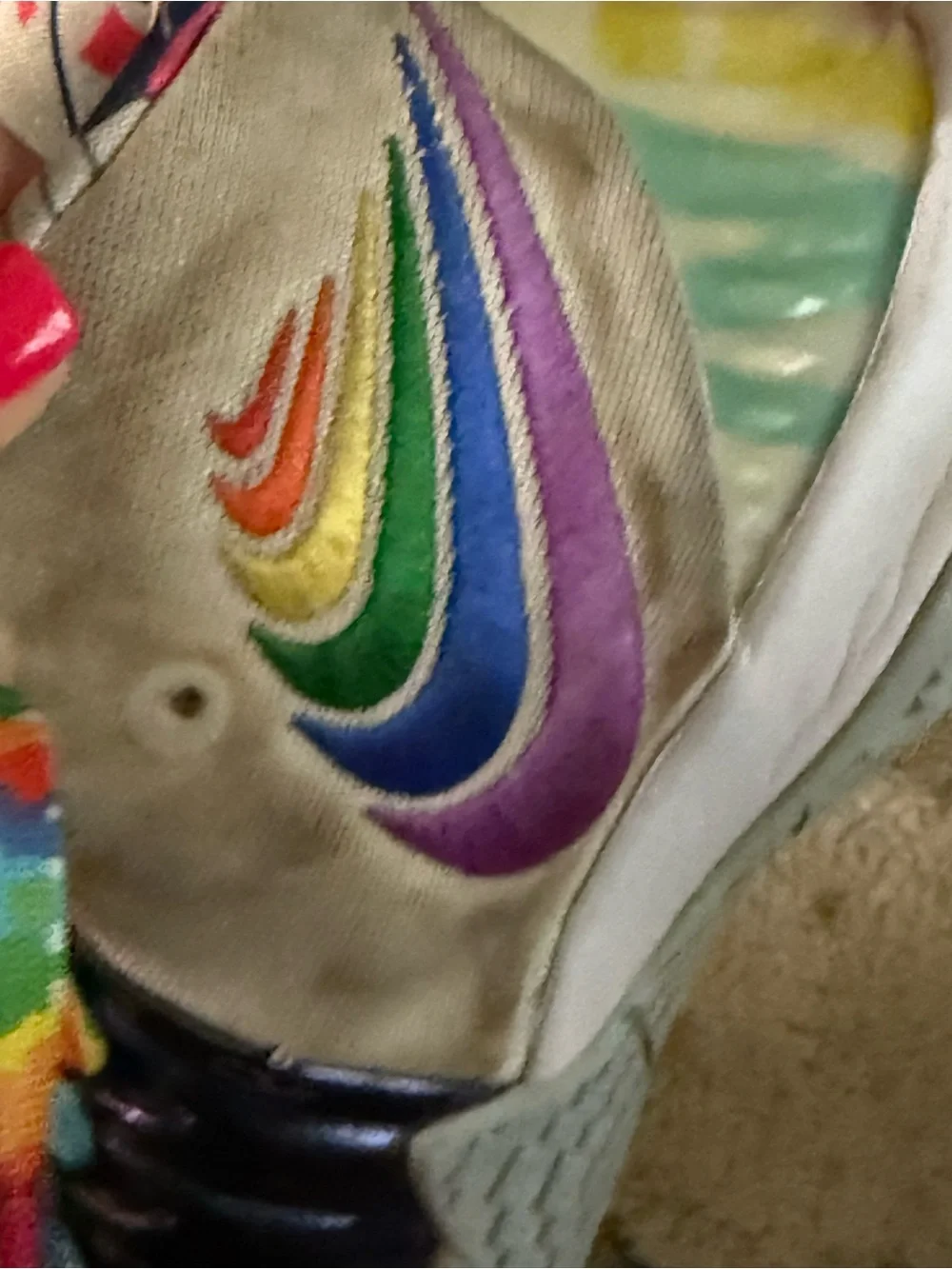 Nike Kyrie 4 Confetti Basketball Shoes Multicolor Kids Size 5.5Y